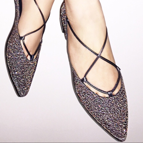 Stuart Weitzman Gillian Lace up d’Orsay flat - Picture 7 of 8